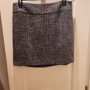 LOFT Multicolor Size 14 Tweed Pencil Skirt Nwt